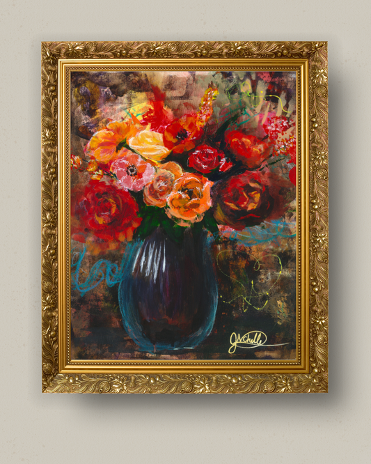 Floral Breakthrough - Print