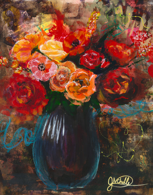 Floral Breakthrough - Print